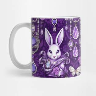 Crystal White Rabbit Mug